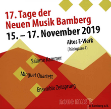 Bild zu 17. Tage der Neuen Musik Bamberg: ARIA - Soloabend Salome Kammer. Copyright: 