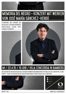 Bild zu Memoria del Negro - Konzert mit Werken von José María Sánchez-Verdú. Copyright: Gestaltung: Embargo